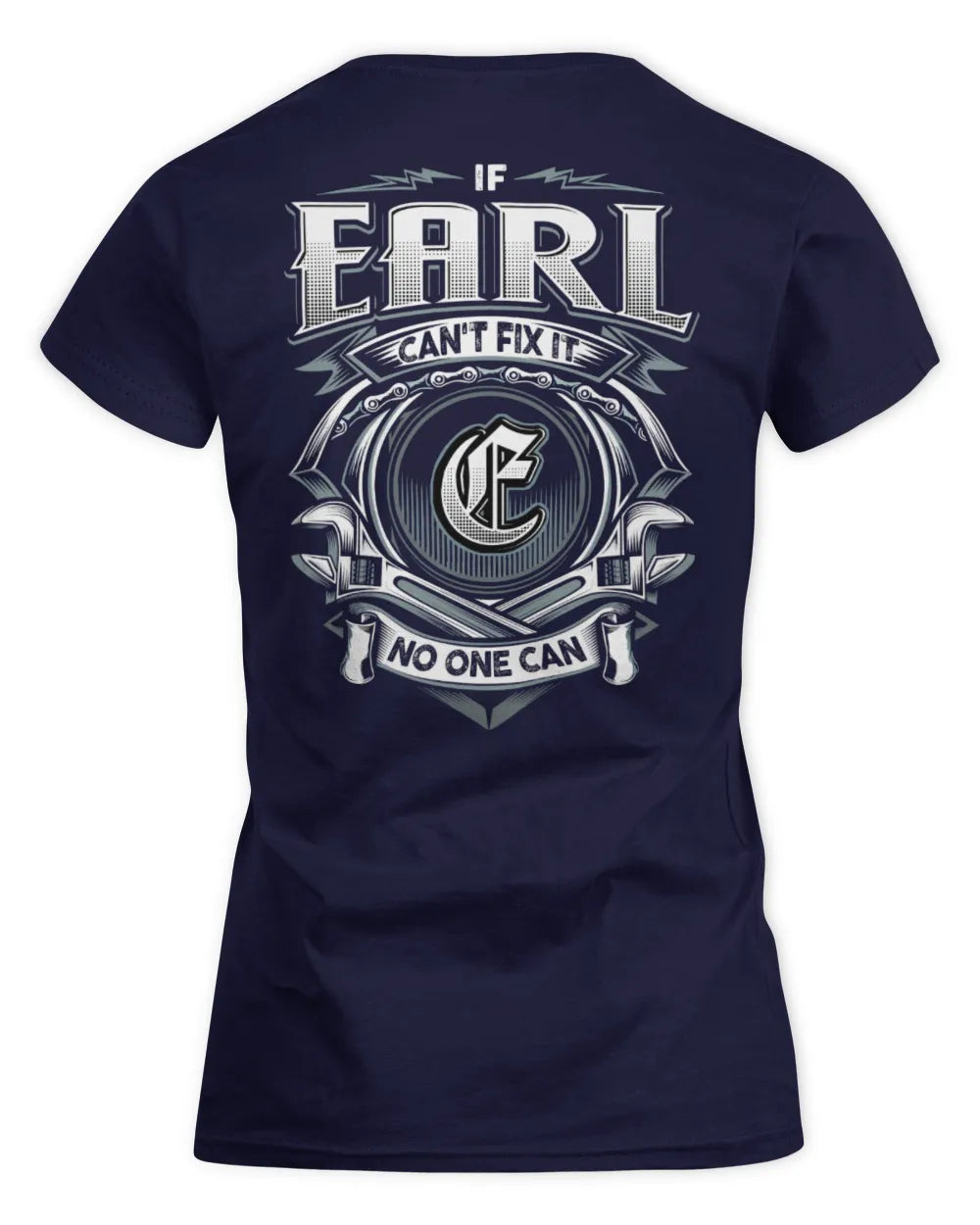 EARL AP81-K4-626 - Personalized Ahmed Quote Apparel “If Ahmed Can't Fix It, No One Can” - Women's Standard T-Shirt - Navy