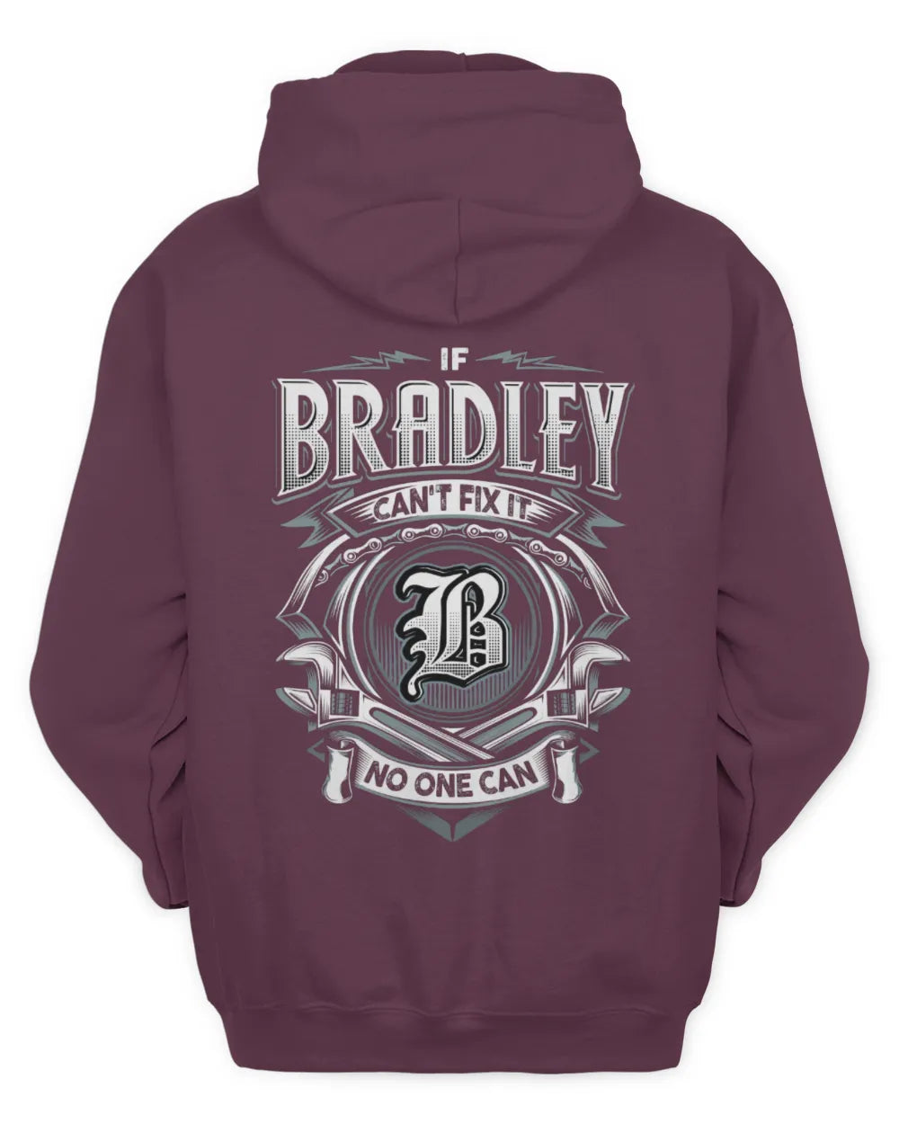 BRADLEY AP81-K4-626 - Personalized Ahmed Quote Apparel “If Ahmed Can't Fix It, No One Can” - Unisex Hoodie - Maroon