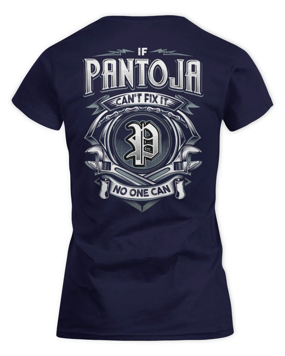 PANTOJA AP81-K4-626 - Personalized Ahmed Quote Apparel “If Ahmed Can't Fix It, No One Can” - Women's Standard T-Shirt - Navy