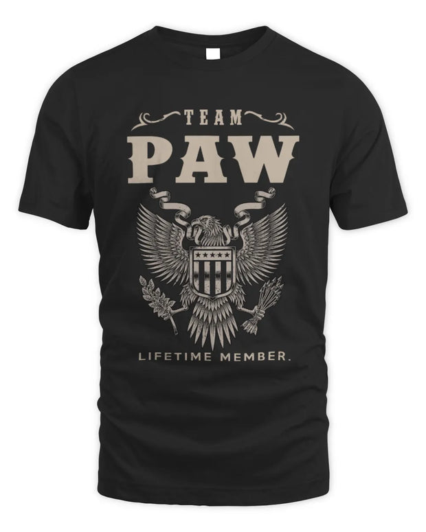 PAW TP06-K82 – Personalized Classic Style Apparel “Team NAME Lifetime Member”
