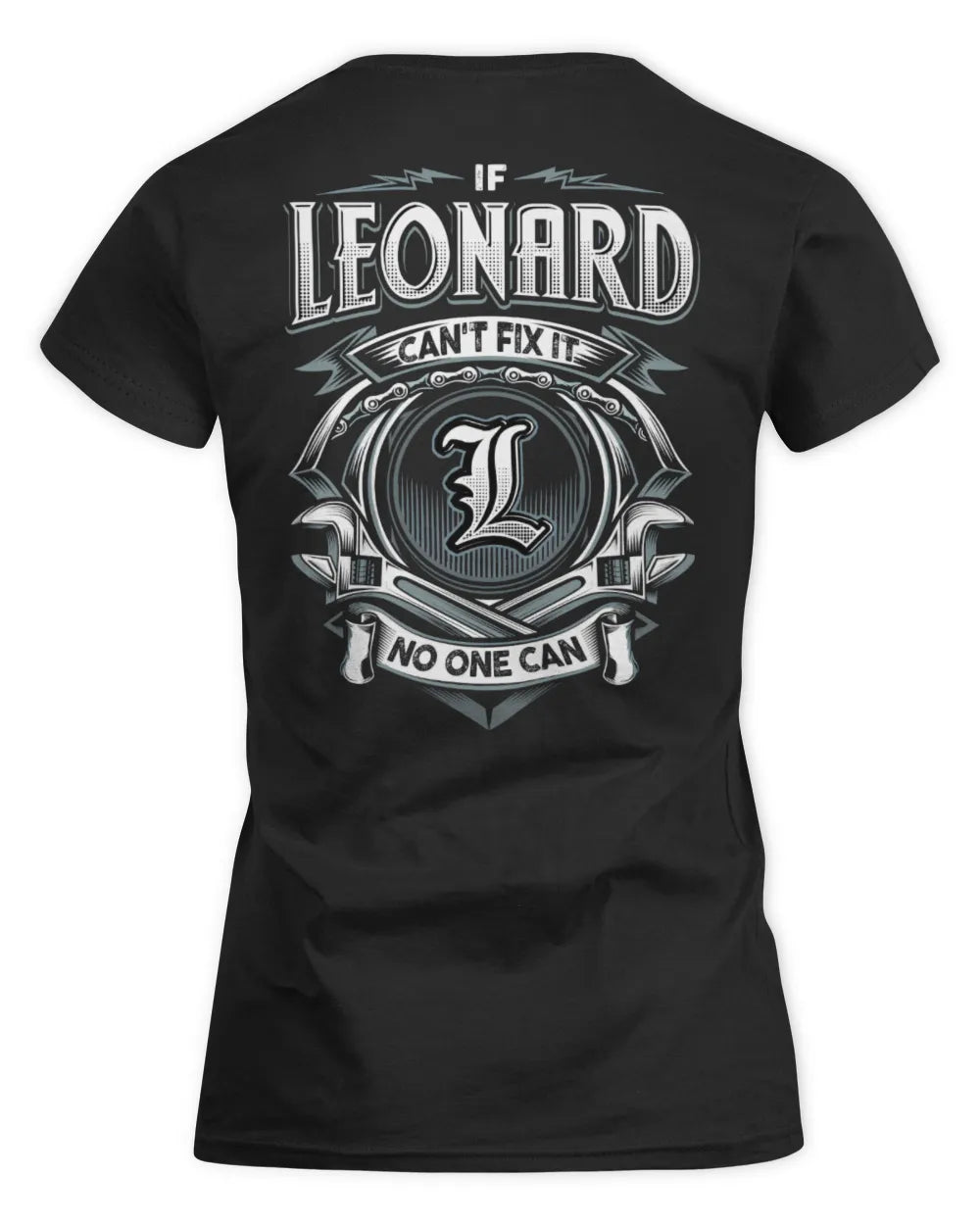 LEONARD AP81-K4-626 - Personalized Ahmed Quote Apparel “If Ahmed Can't Fix It, No One Can” - Women's Standard T-Shirt - Black