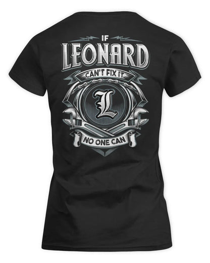 LEONARD AP81-K4-626 - Personalized Ahmed Quote Apparel “If Ahmed Can't Fix It, No One Can” - Women's Standard T-Shirt - Black