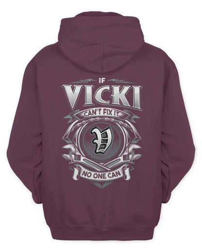 VICKI AP81-K4-626 - Personalized Ahmed Quote Apparel “If Ahmed Can't Fix It, No One Can” - Unisex Hoodie - Maroon