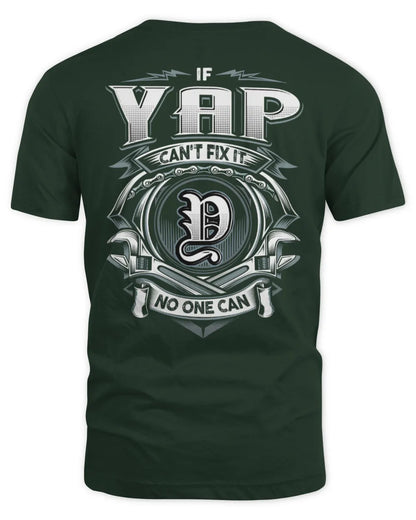 YAP AP81-K4-626 - Personalized Ahmed Quote Apparel “If Ahmed Can't Fix It, No One Can” - Unisex Standard T-Shirt - Forest Green