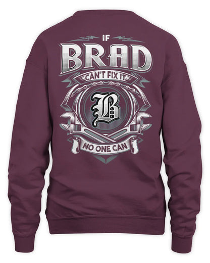 BRAD AP81-K4-626 - Personalized Ahmed Quote Apparel “If Ahmed Can't Fix It, No One Can” - Unisex Sweatshirt - Maroon