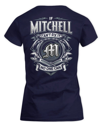 MITCHELL AP81-K4-626 - Personalized Ahmed Quote Apparel “If Ahmed Can't Fix It, No One Can” - Women's Standard T-Shirt - Navy