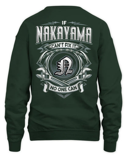 NAKAYAMA AP81-K4-626 - Personalized Ahmed Quote Apparel “If Ahmed Can't Fix It, No One Can” - Unisex Sweatshirt - Forest Green