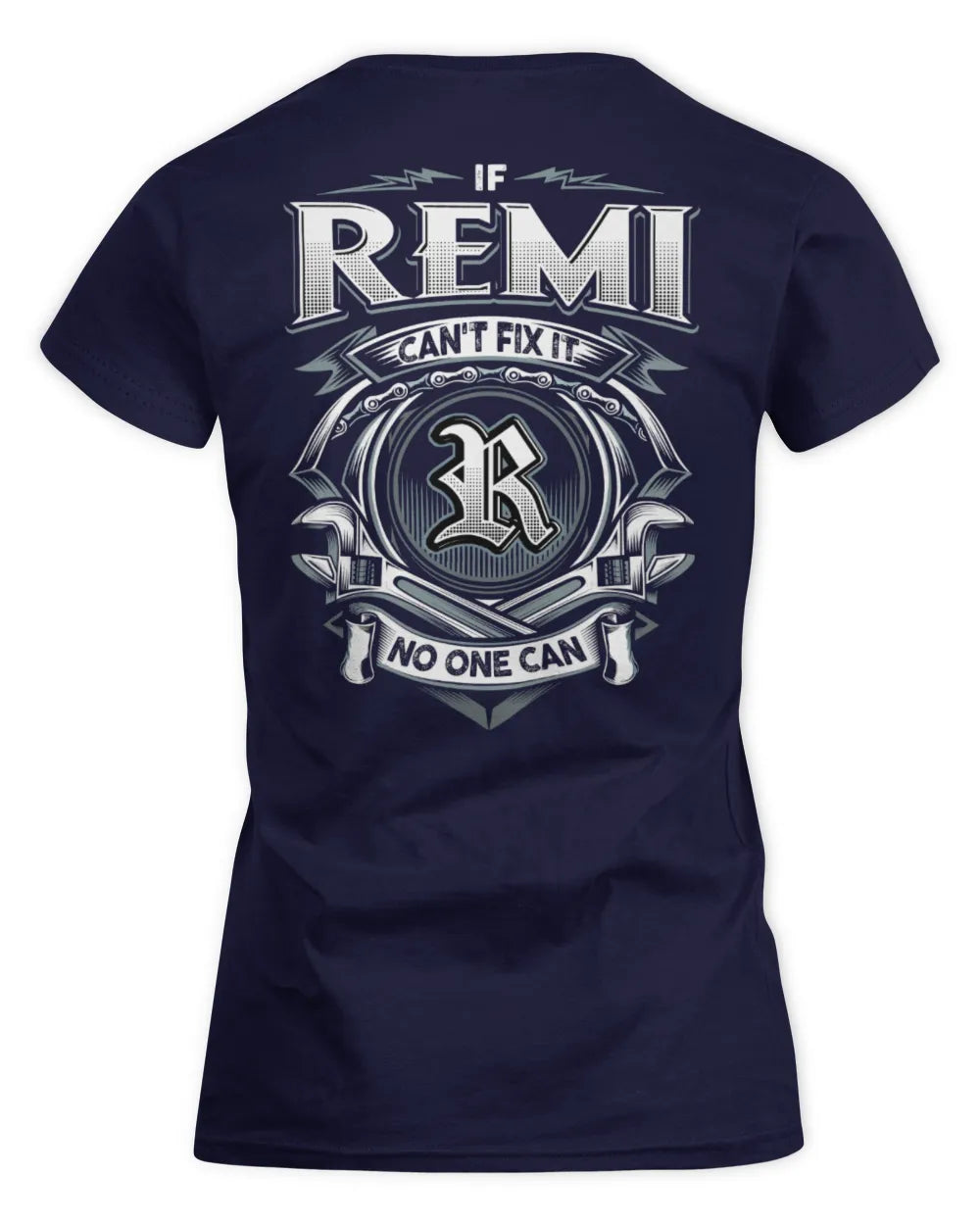 REMI AP81-K4-626 - Personalized Ahmed Quote Apparel “If Ahmed Can't Fix It, No One Can” - Women's Standard T-Shirt - Navy
