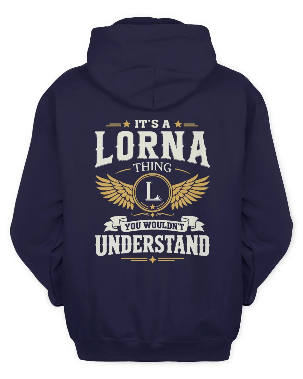LORNA KT06-M008 It’s a [NAME] Thing – You Wouldn’t Understand | Personalized Vintage T-Shirt - Unisex Hoodie - Navy