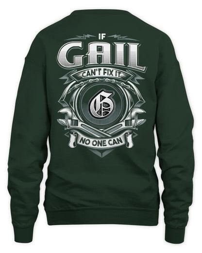 GAIL AP81-K4-626 - Personalized Ahmed Quote Apparel “If Ahmed Can't Fix It, No One Can” - Unisex Sweatshirt - Forest Green