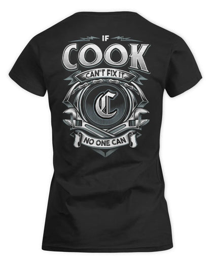 COOK AP81-K4-626 - Personalized Ahmed Quote Apparel “If Ahmed Can't Fix It, No One Can” - Women's Standard T-Shirt - Black