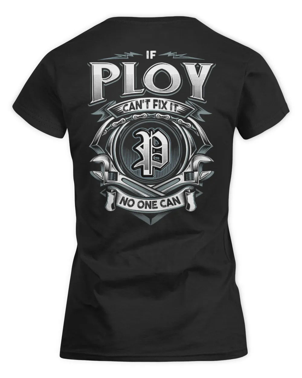 PLOY AP81-K4-626 - Personalized Ahmed Quote Apparel “If Ahmed Can't Fix It, No One Can” - Women's Standard T-Shirt - Black