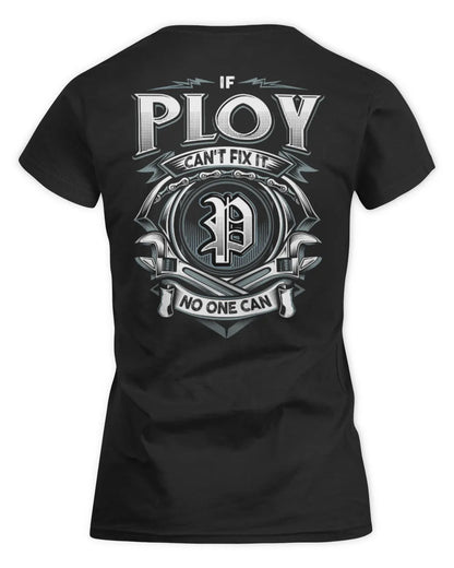 PLOY AP81-K4-626 - Personalized Ahmed Quote Apparel “If Ahmed Can't Fix It, No One Can” - Women's Standard T-Shirt - Black
