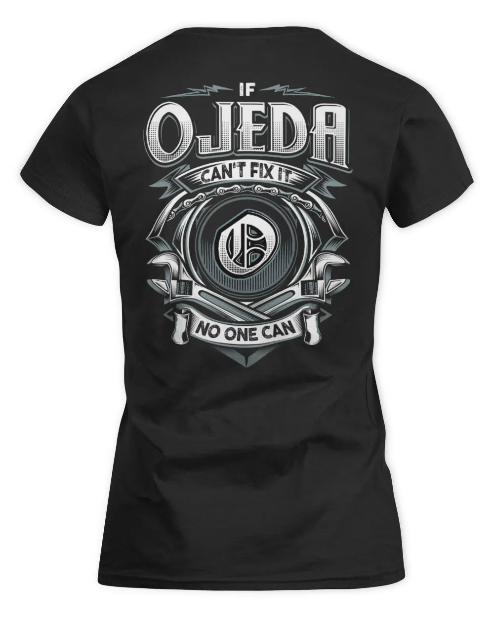 OJEDA AP81-K4-626 - Personalized Ahmed Quote Apparel “If Ahmed Can't Fix It, No One Can” - Women's Standard T-Shirt - Black