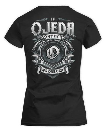 OJEDA AP81-K4-626 - Personalized Ahmed Quote Apparel “If Ahmed Can't Fix It, No One Can” - Women's Standard T-Shirt - Black