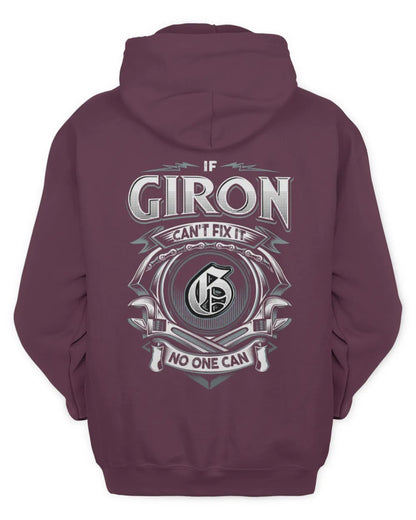 GIRON AP81-K4-626 - Personalized Ahmed Quote Apparel “If Ahmed Can't Fix It, No One Can” - Unisex Hoodie - Maroon