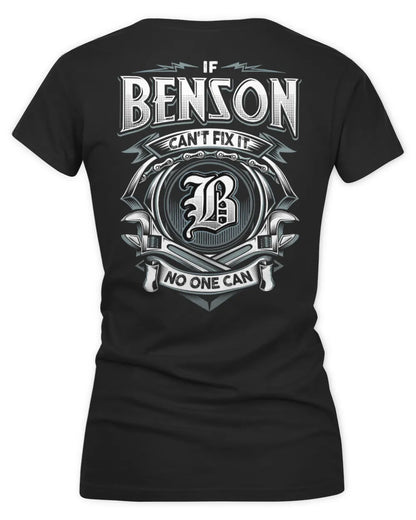 BENSON AP81-K4-626 - Personalized Ahmed Quote Apparel “If Ahmed Can't Fix It, No One Can” - Women's V-Neck T-Shirt - Black
