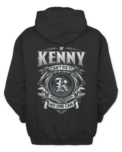 KENNY AP81-K4-626 - Personalized Ahmed Quote Apparel “If Ahmed Can't Fix It, No One Can” - Unisex Hoodie - Black