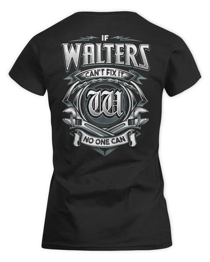 WALTERS AP81-K4-626 - Personalized Ahmed Quote Apparel “If Ahmed Can't Fix It, No One Can” - Women's Standard T-Shirt - Black
