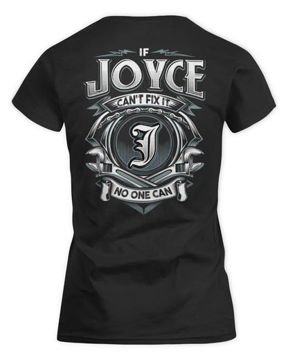 JOYCE AP81-K4-626 - Personalized Ahmed Quote Apparel “If Ahmed Can't Fix It, No One Can” - Women's Standard T-Shirt - Black
