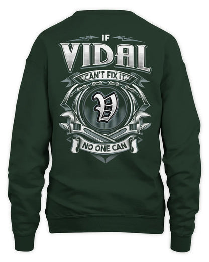 VIDAL AP81-K4-626 - Personalized Ahmed Quote Apparel “If Ahmed Can't Fix It, No One Can” - Unisex Sweatshirt - Forest Green