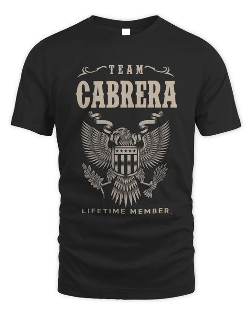 CABRERA TP06-K82 – Personalized Classic Style Apparel “Team NAME Lifetime Member”