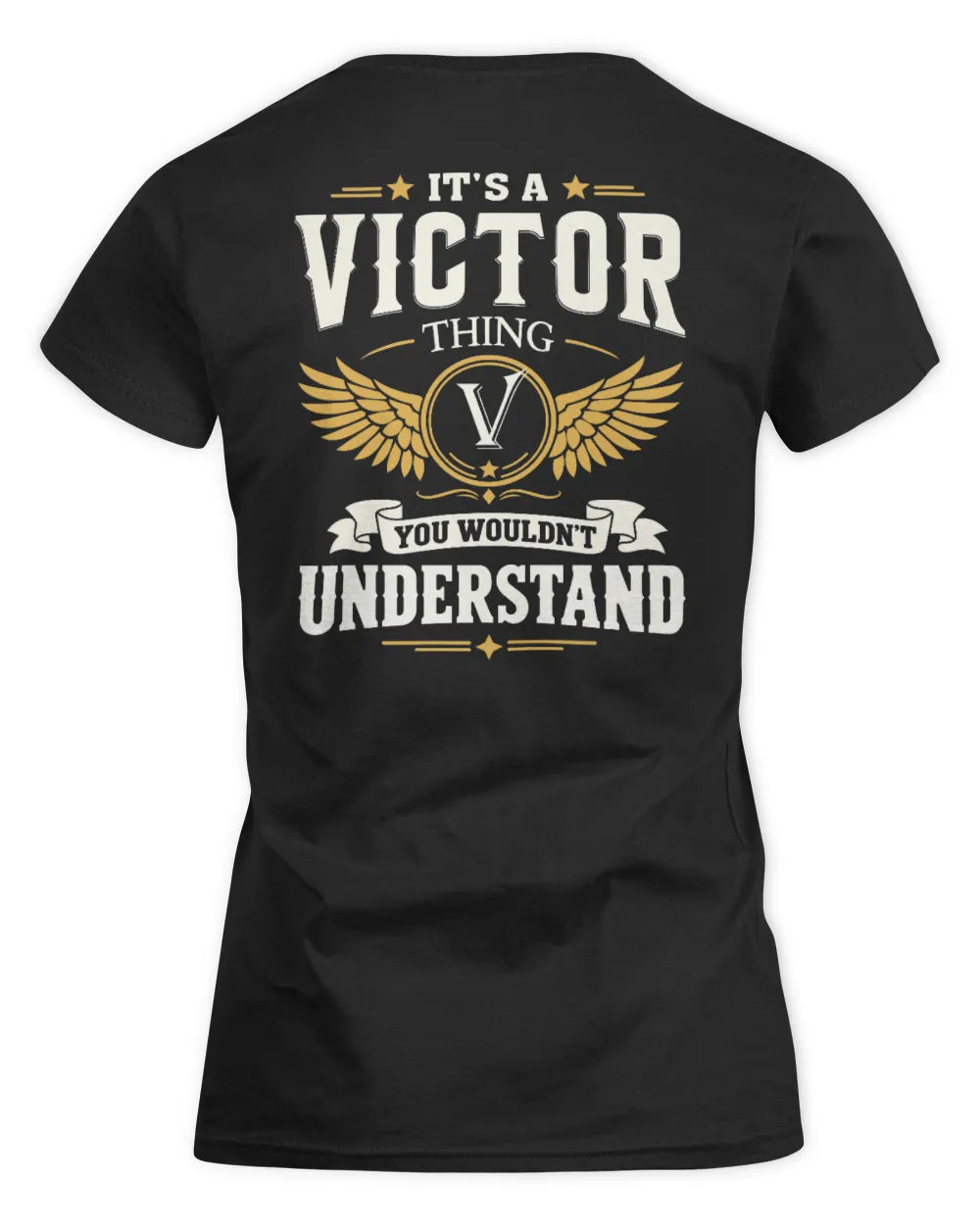 VICTOR KT06-M008 It’s a [NAME] Thing – You Wouldn’t Understand | Personalized Vintage T-Shirt - Women's Standard T-Shirt - Black