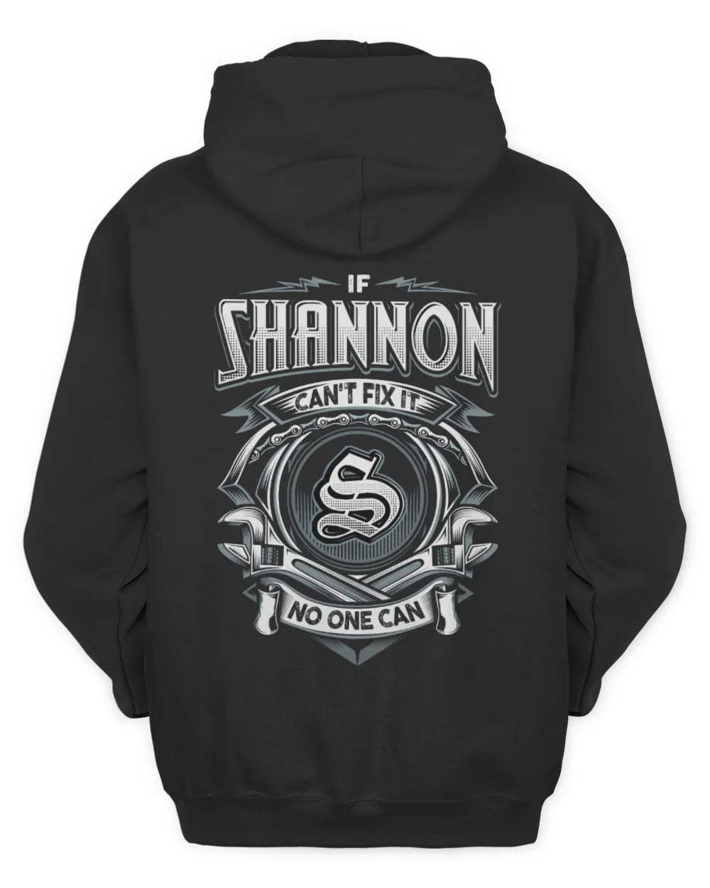 SHANNON AP81-K4-626 - Personalized Ahmed Quote Apparel “If Ahmed Can't Fix It, No One Can” - Unisex Hoodie - Black