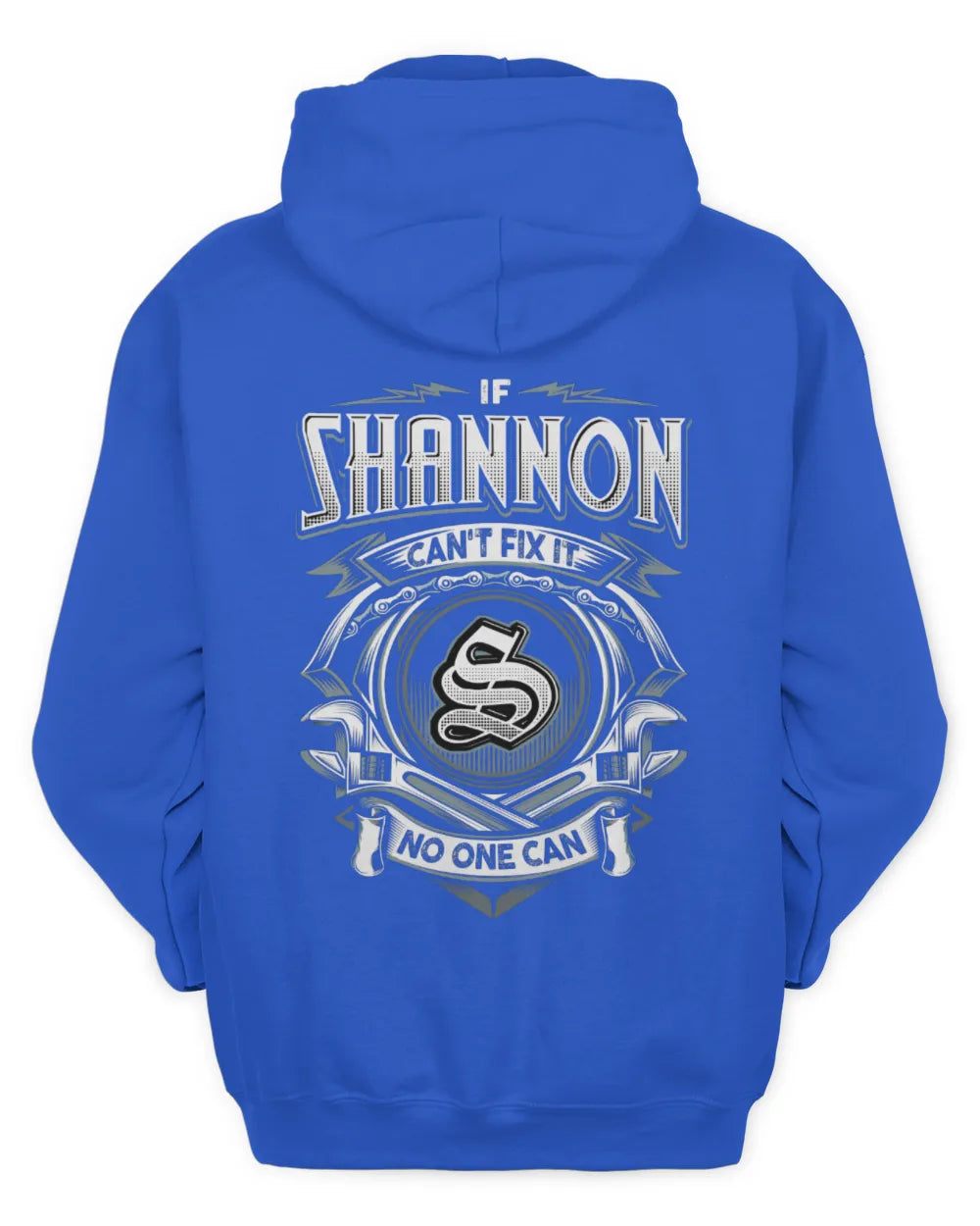 SHANNON AP81-K4-626 - Personalized Ahmed Quote Apparel “If Ahmed Can't Fix It, No One Can” - Unisex Hoodie - Royal