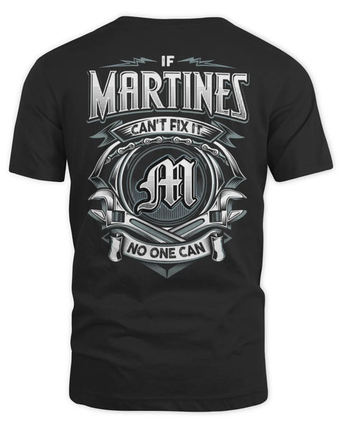 MARTINES AP81-K4-626 - Personalized Ahmed Quote Apparel “If Ahmed Can't Fix It, No One Can” - Unisex Standard T-Shirt - Black
