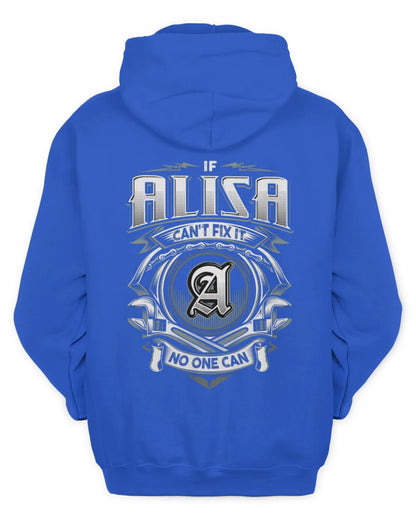 ALISA AP81-K4-626 - Personalized Ahmed Quote Apparel “If Ahmed Can't Fix It, No One Can” - Unisex Hoodie - Royal