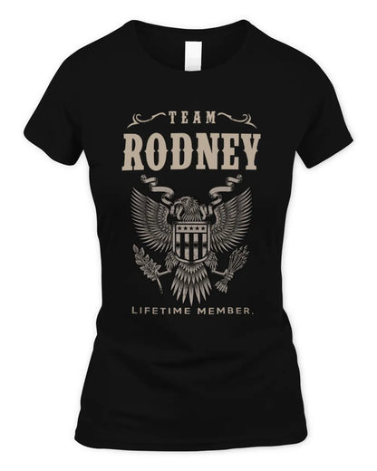 RODNEY TP06-K82 – Personalized Classic Style Apparel “Team NAME Lifetime Member” - Women's Standard T-Shirt - Black