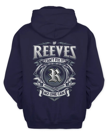 REEVES AP81-K4-626 - Personalized Ahmed Quote Apparel “If Ahmed Can't Fix It, No One Can” - Unisex Hoodie - Navy
