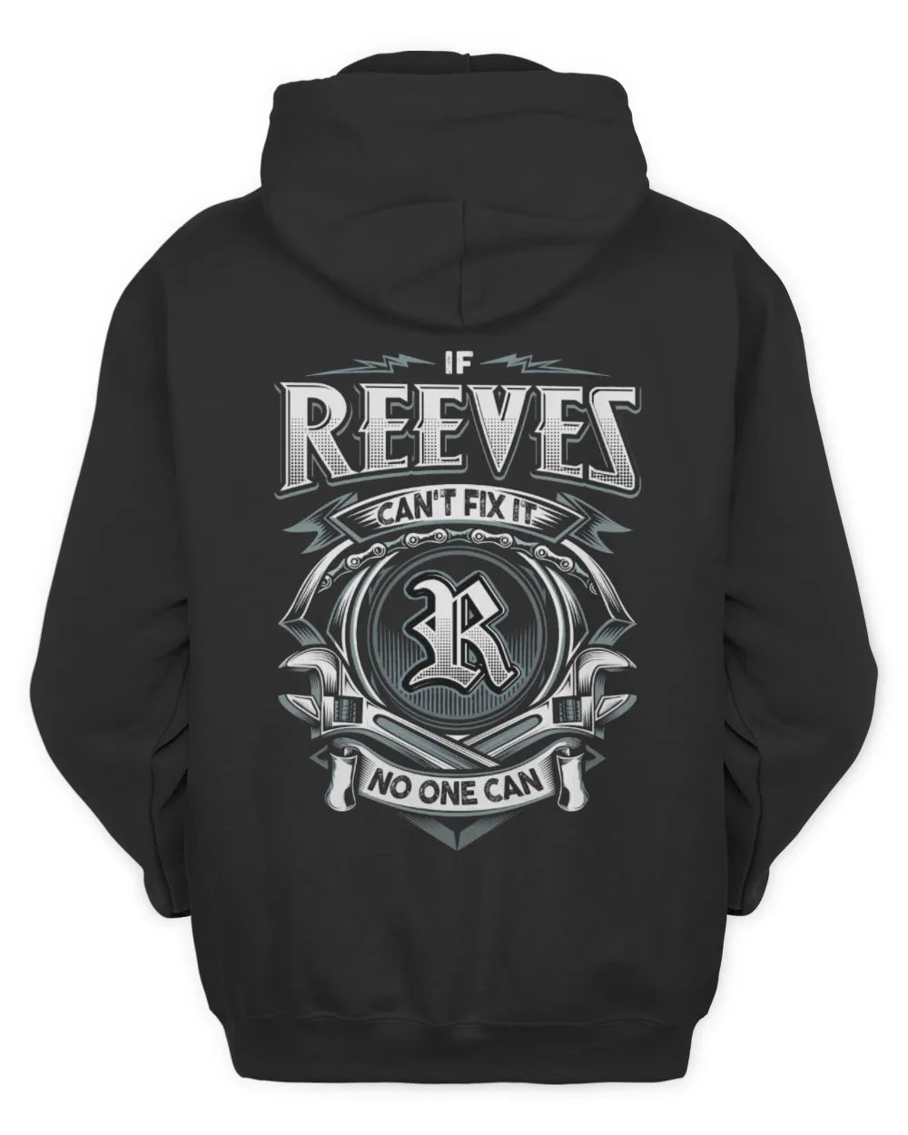 REEVES AP81-K4-626 - Personalized Ahmed Quote Apparel “If Ahmed Can't Fix It, No One Can” - Unisex Hoodie - Black