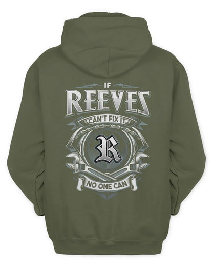 REEVES AP81-K4-626 - Personalized Ahmed Quote Apparel “If Ahmed Can't Fix It, No One Can” - Unisex Hoodie - Military Green
