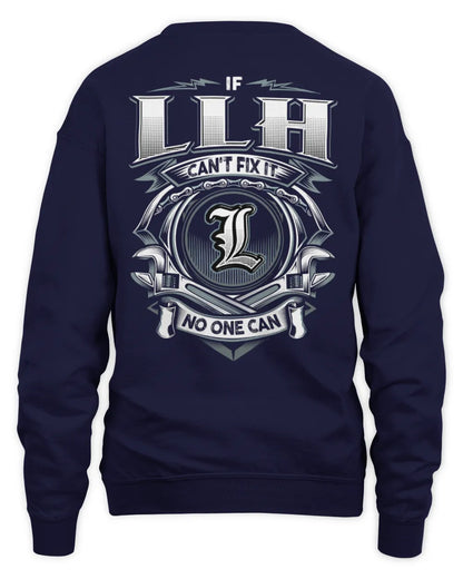 LLH AP81-K4-626 - Personalized Ahmed Quote Apparel “If Ahmed Can't Fix It, No One Can” - Unisex Sweatshirt - Navy