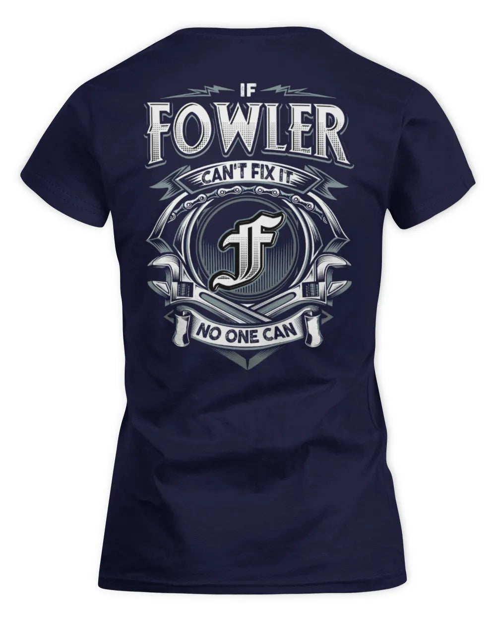 FOWLER AP81-K4-626 - Personalized Ahmed Quote Apparel “If Ahmed Can't Fix It, No One Can” - Women's Standard T-Shirt - Navy