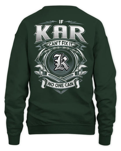 KAR AP81-K4-626 - Personalized Ahmed Quote Apparel “If Ahmed Can't Fix It, No One Can” - Unisex Sweatshirt - Forest Green