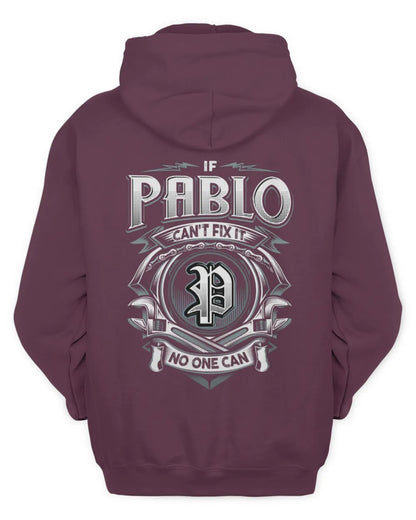 PABLO AP81-K4-626 - Personalized Ahmed Quote Apparel “If Ahmed Can't Fix It, No One Can” - Unisex Hoodie - Maroon