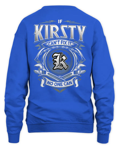 KIRSTY AP81-K4-626 - Personalized Ahmed Quote Apparel “If Ahmed Can't Fix It, No One Can” - Unisex Sweatshirt - Royal