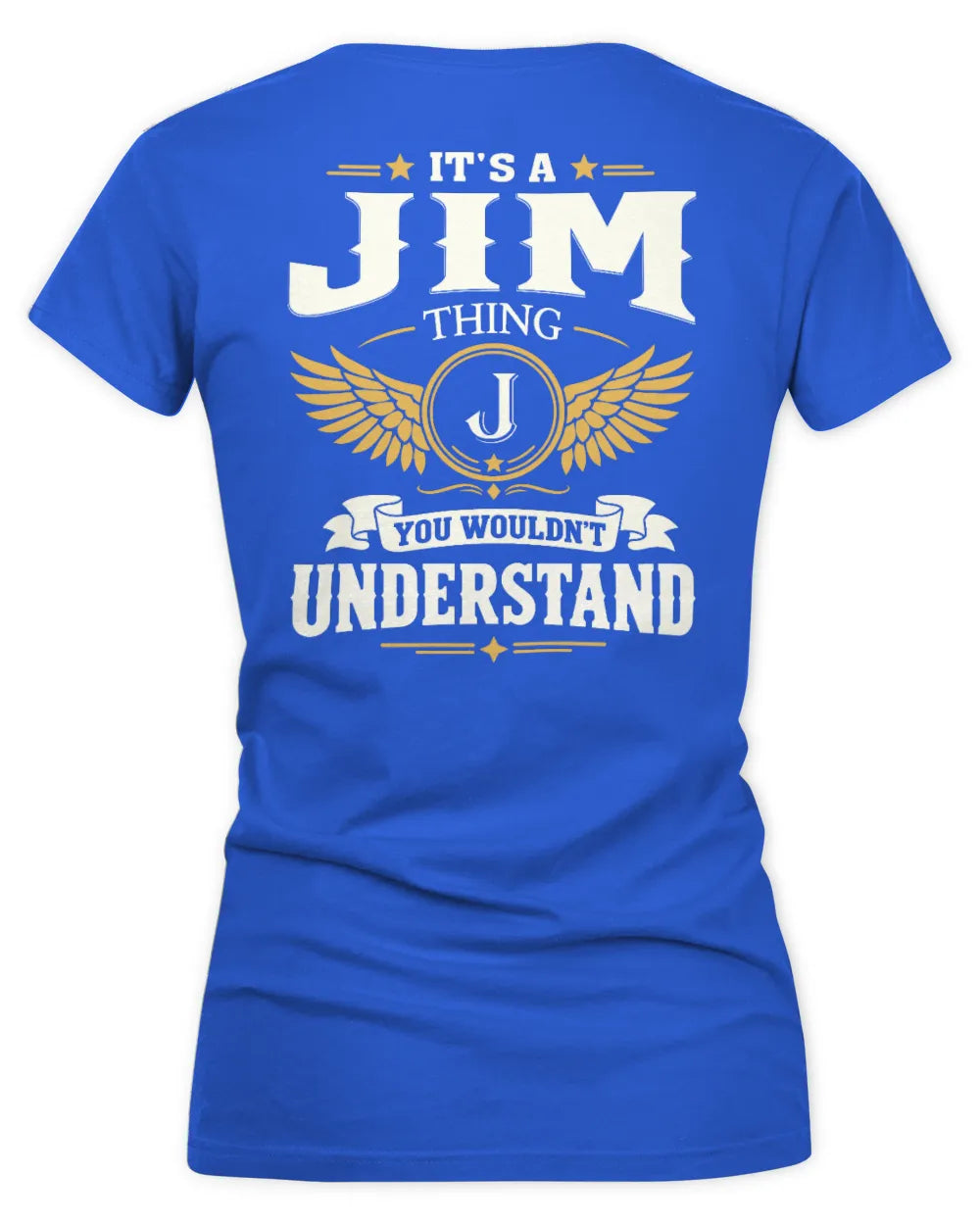 JIM KT06-M008 It’s a [NAME] Thing – You Wouldn’t Understand | Personalized Vintage T-Shirt - Women's V-Neck T-Shirt - Royal