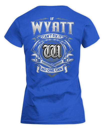 WYATT AP81-K4-626 - Personalized Ahmed Quote Apparel “If Ahmed Can't Fix It, No One Can” - Women's Standard T-Shirt - Royal