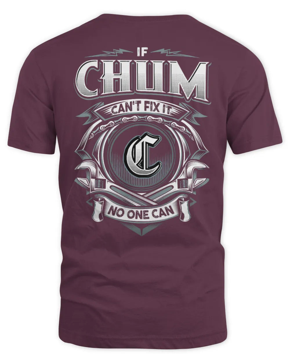 CHUM AP81-K4-626 - Personalized Ahmed Quote Apparel “If Ahmed Can't Fix It, No One Can” - Unisex Standard T-Shirt - Maroon