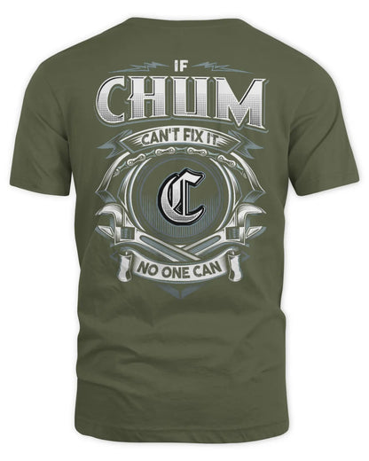 CHUM AP81-K4-626 - Personalized Ahmed Quote Apparel “If Ahmed Can't Fix It, No One Can” - Unisex Standard T-Shirt - Military Green