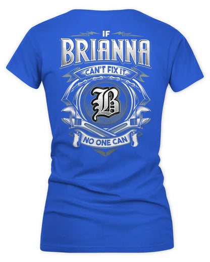BRIANNA AP81-K4-626 - Personalized Ahmed Quote Apparel “If Ahmed Can't Fix It, No One Can” - Women's V-Neck T-Shirt - Royal