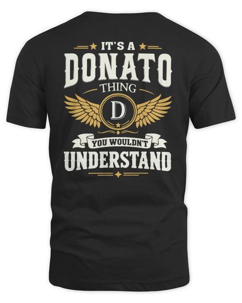DONATO KT06-M008 It’s a [NAME] Thing – You Wouldn’t Understand | Personalized Vintage T-Shirt - Unisex Standard T-Shirt - Black