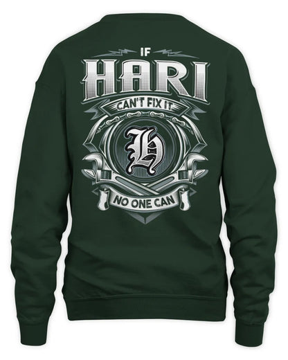 HARI AP81-K4-626 - Personalized Ahmed Quote Apparel “If Ahmed Can't Fix It, No One Can” - Unisex Sweatshirt - Forest Green