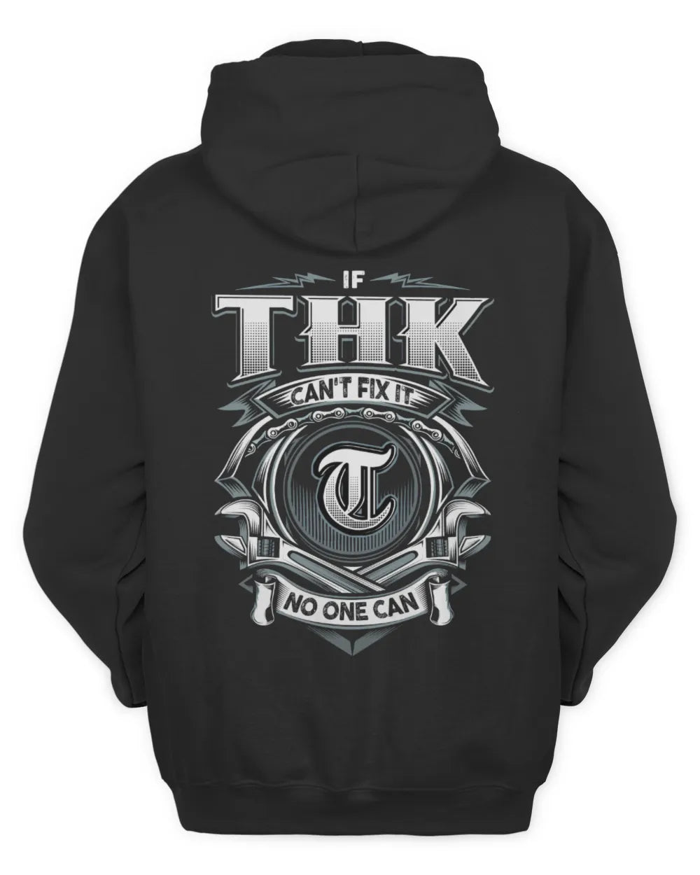THK AP81-K4-626 - Personalized Ahmed Quote Apparel “If Ahmed Can't Fix It, No One Can” - Unisex Hoodie - Black