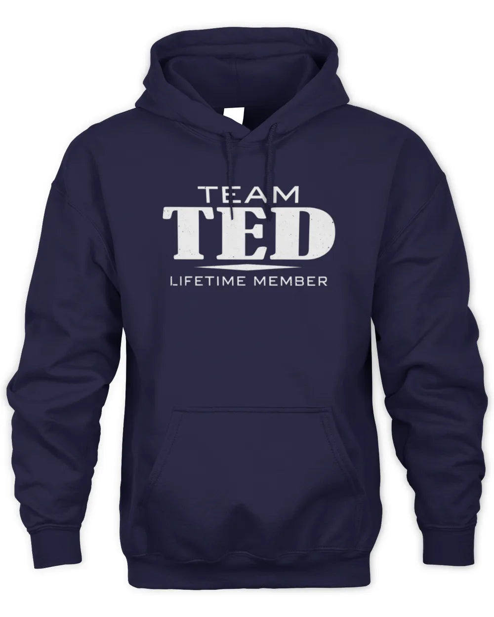 TED BL62-K4-128 - Personalized “Team NAME Lifetime Member” - Unisex Hoodie - Navy