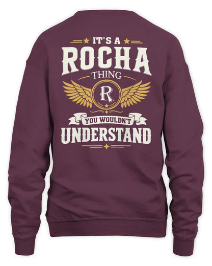 ROCHA KT06-M008 It’s a [NAME] Thing – You Wouldn’t Understand | Personalized Vintage T-Shirt - Unisex Sweatshirt - Maroon